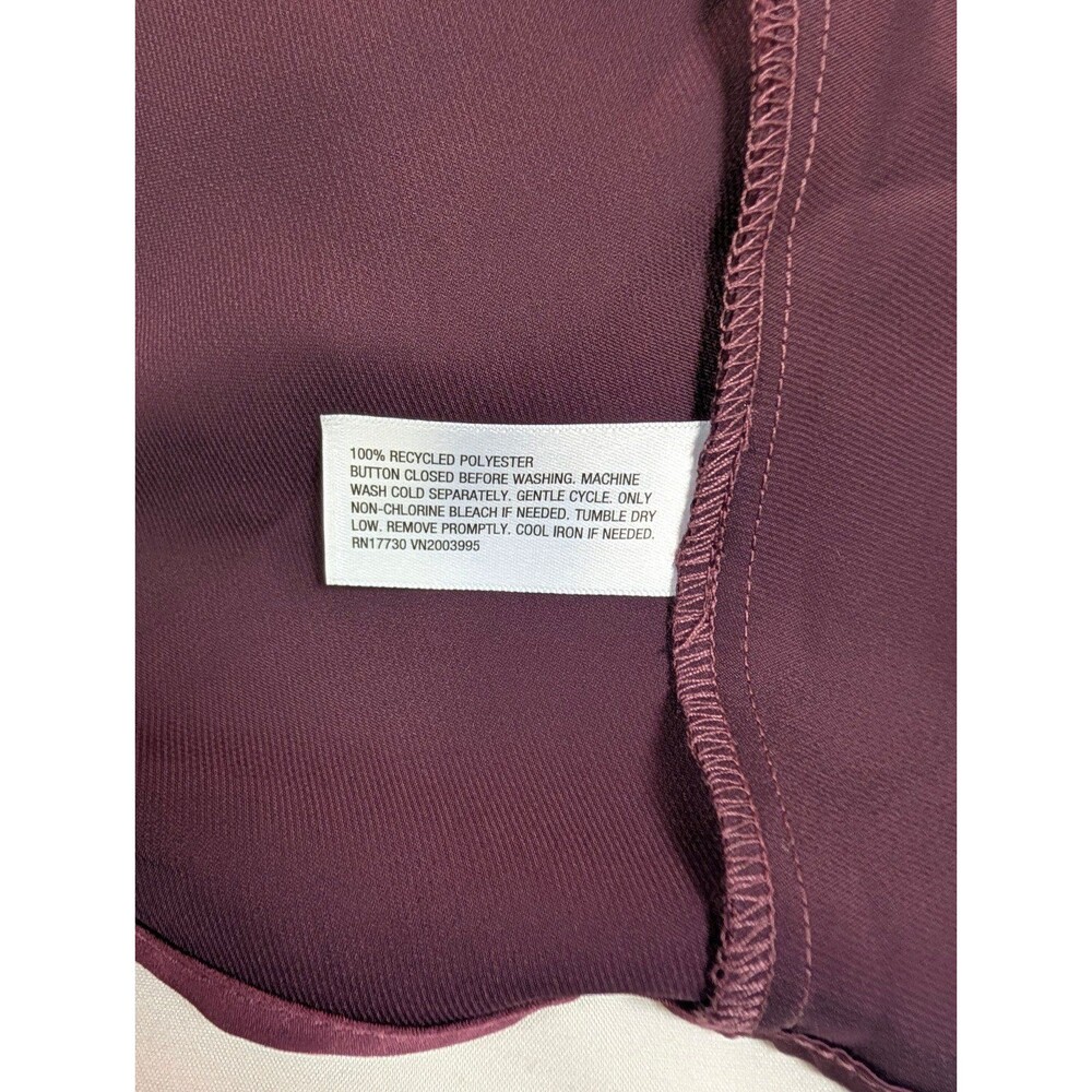 Women's A New Day Midi A-Line Sleeveless Dress Wine Red Medium - Picture 10 of 10